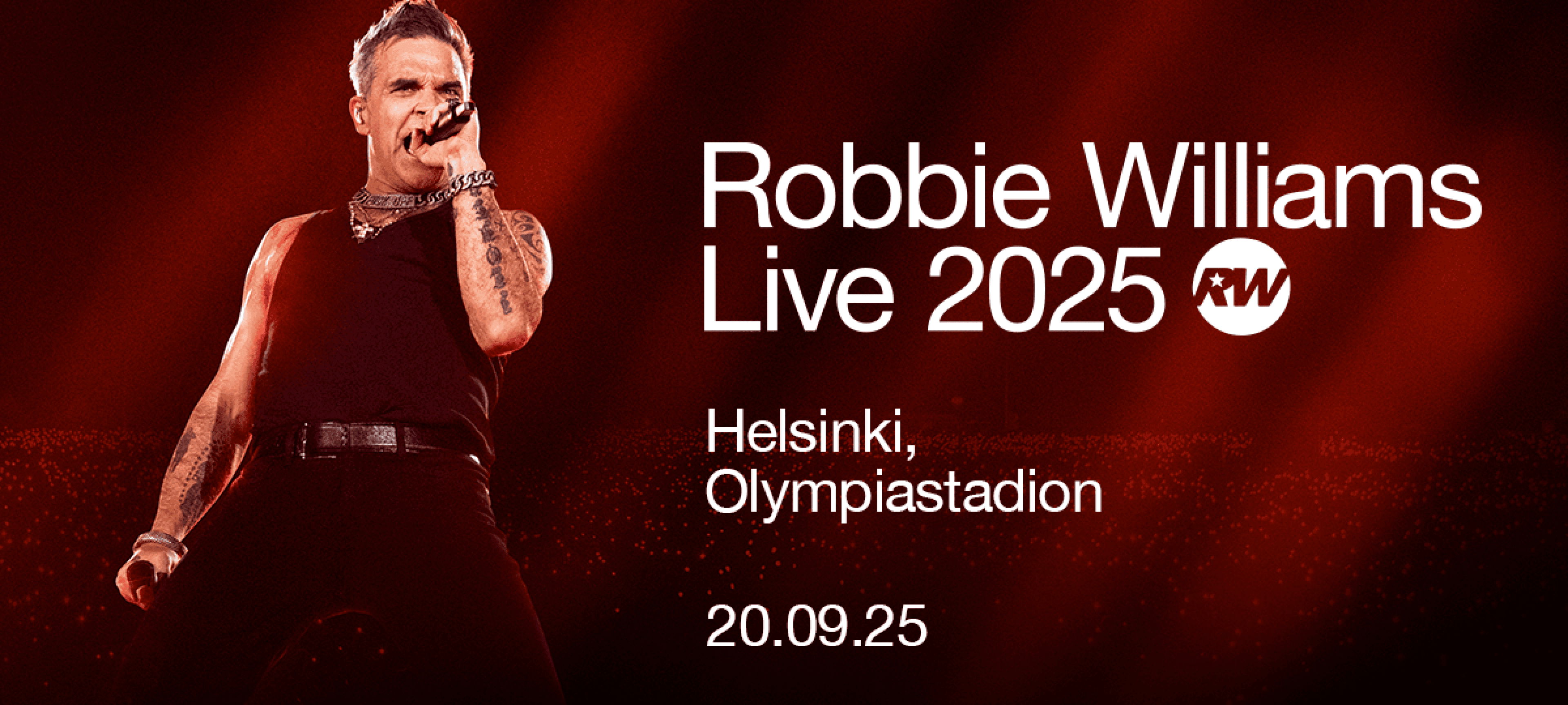 Robbie Williams Live 2025 – Helsinki, Olympiastadion 20.9.2025