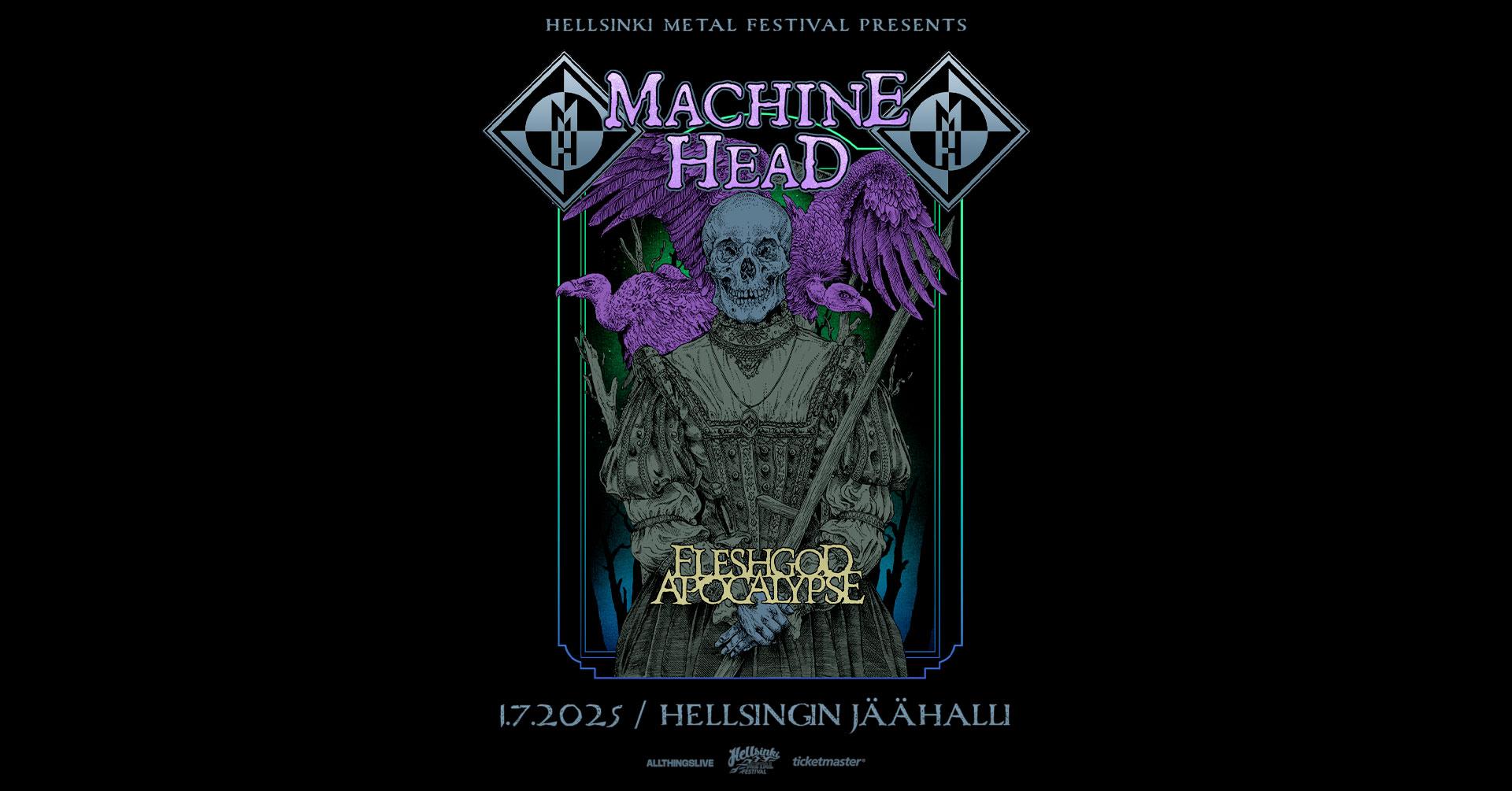 Machine Head 1.7.2025 / helsingin jäähalli