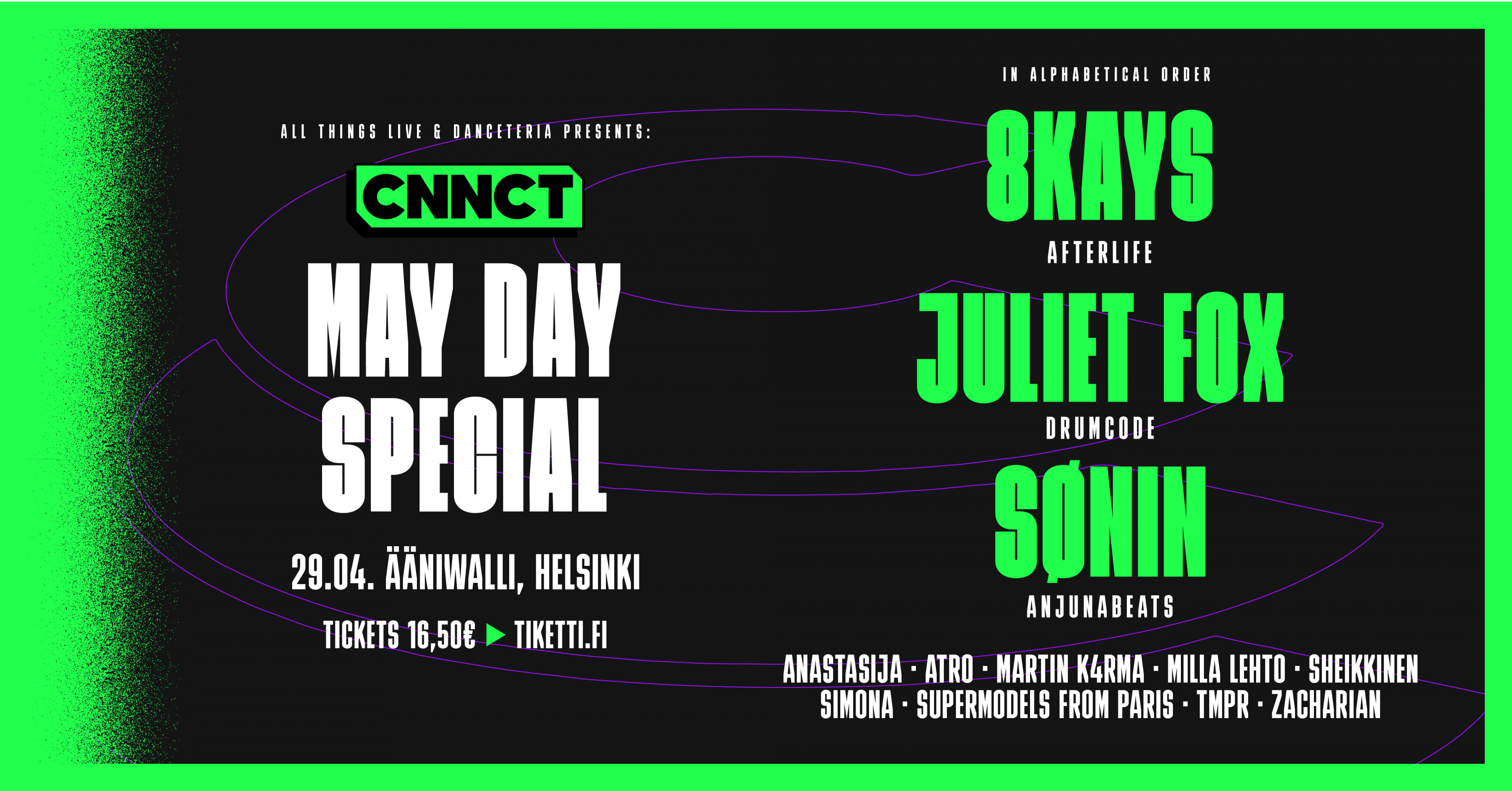 CNNCT May Day Special with 8kays, juliet fox and Sonin